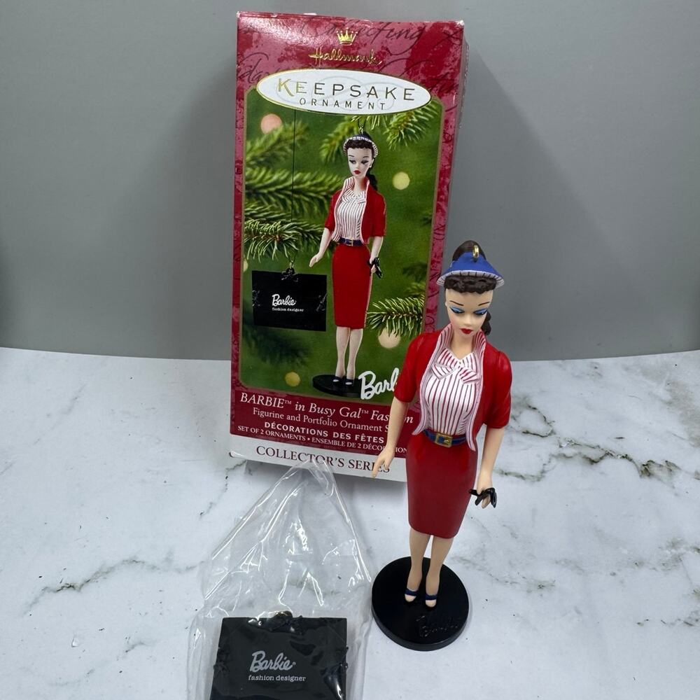 Barbie in Busy Gal Fashion Ornament